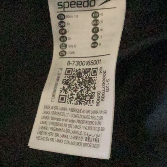 Speedo Youth Power-flex Black brief, Size 30, NWT - Picture 7 of 7